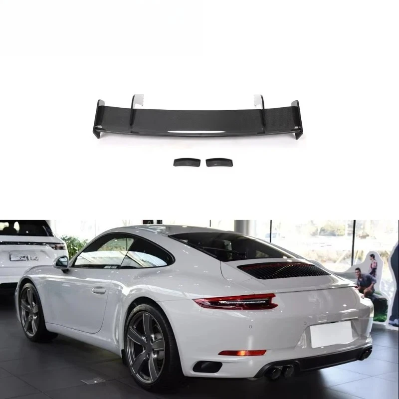 

Dry Carbon Fiber 991 Car Trunk Spoiler Wing for Porsche 991 911 Carrera 4S Coupe 2-Door 2013-2019
