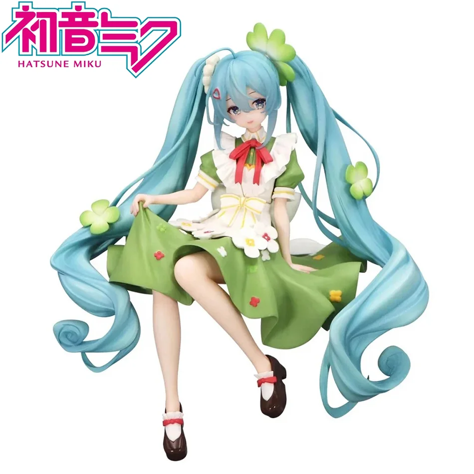 Hatsune Miku Anime Figure Virtual Singer PVC Collectible Statue Figurine, Kawaii Computer Desk Ornament Cake Topper Model Toy view 6