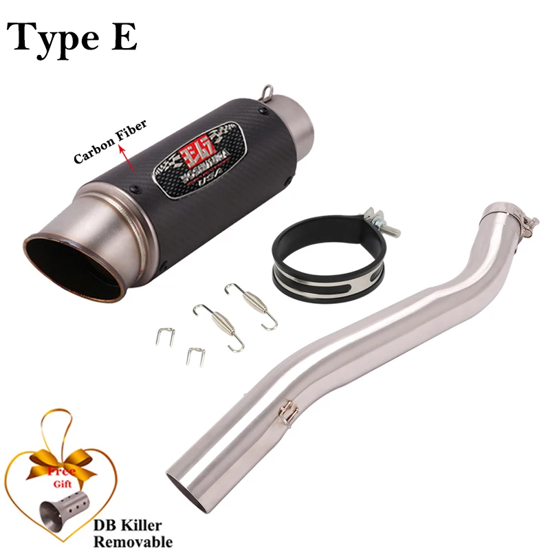 For Honda CBR600 F4 1999-2000 CBR600 F4i 2001 - 2007 Motorcycle Exhaust Silencer Modified Escape System Muffler Middle Link Pipe