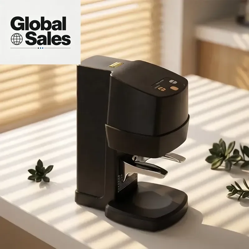 Automatic Coffee Tamper Machine, Electric Espresso Tamper with Consistent 30lb Pressure Commercial Grade for Cafe & Home Use
