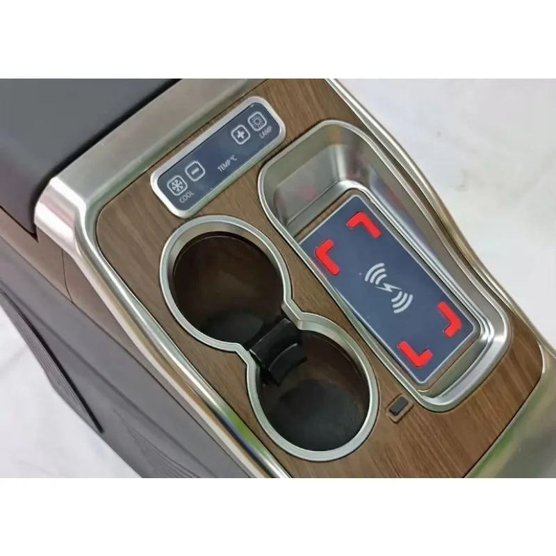High Quality Van Armrest Lux ury Car Interior Accessories Retrofit Automobile Central Console Armrest with Fridge view 4