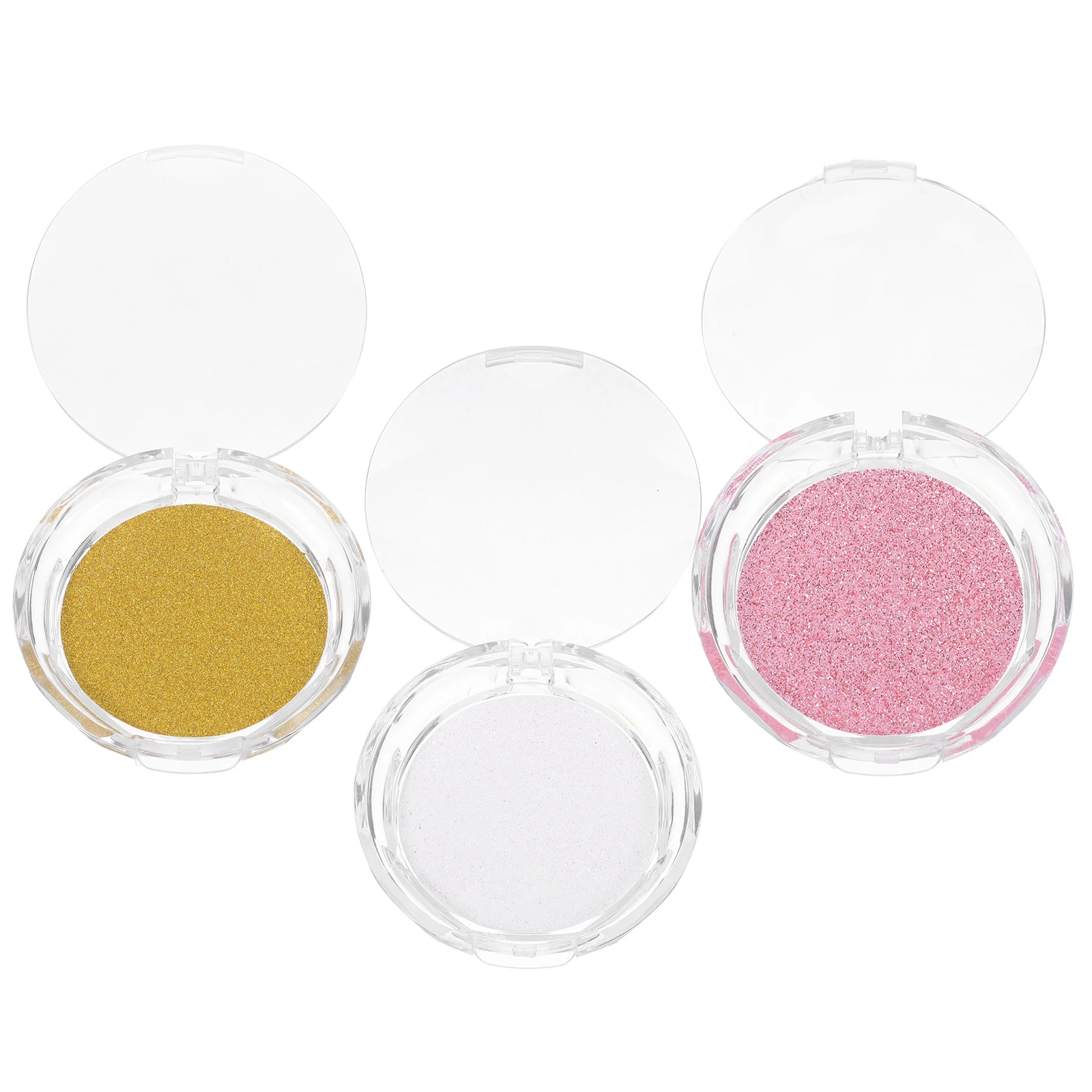 

3 Empty Eyelash Storage Boxes Pink Paper Containers Travel Size False Lashes Case Reusable Portable Organizer Makeup eyelash