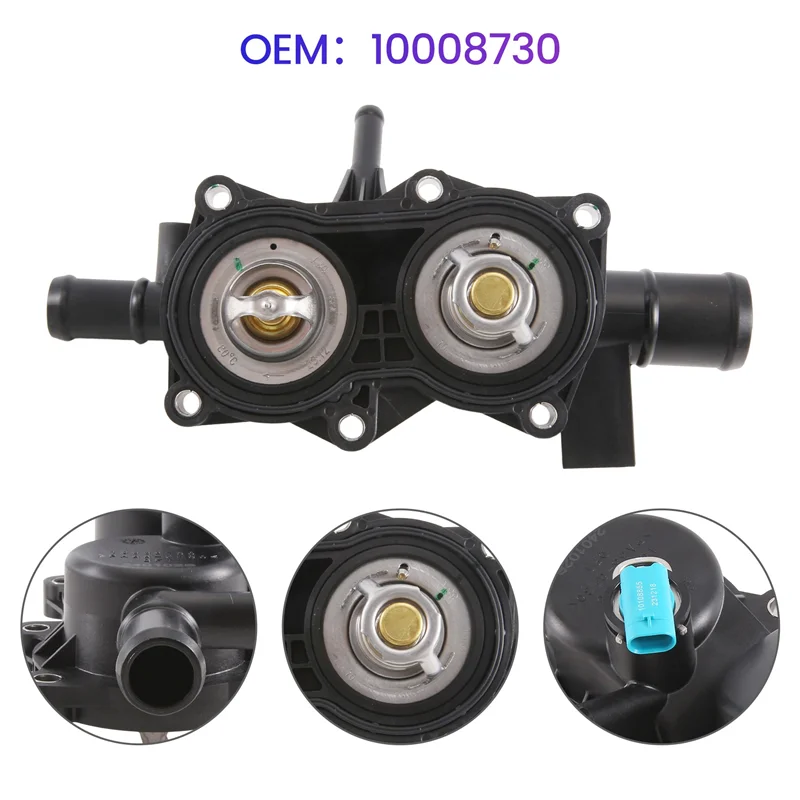 A11F-Thermostat Assembly For Engine Cooling Water Outlet Chamber For SAIC MG ZS GT MG3 Roewe I5 I6 RX3 10008730