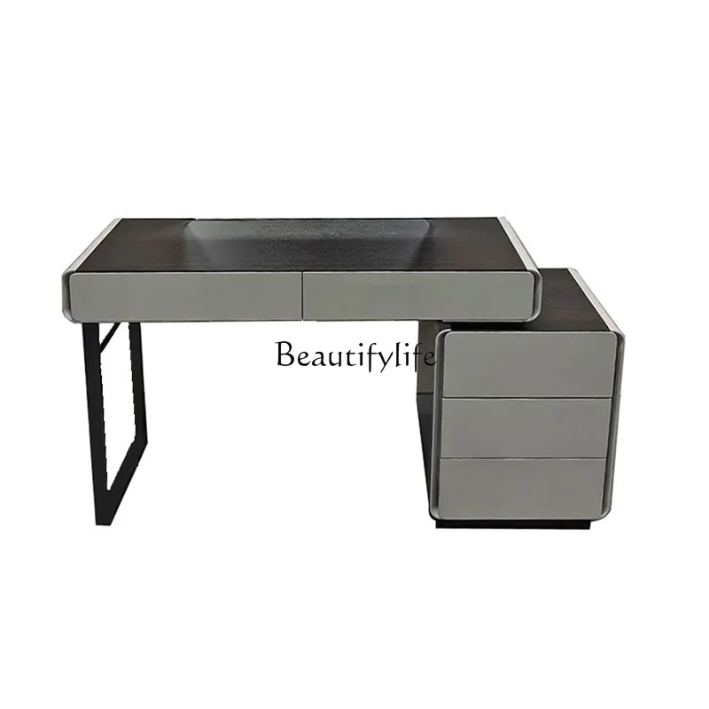 

Modern simple dresser storage cabinet integrated Italian minimalist storage dressing table