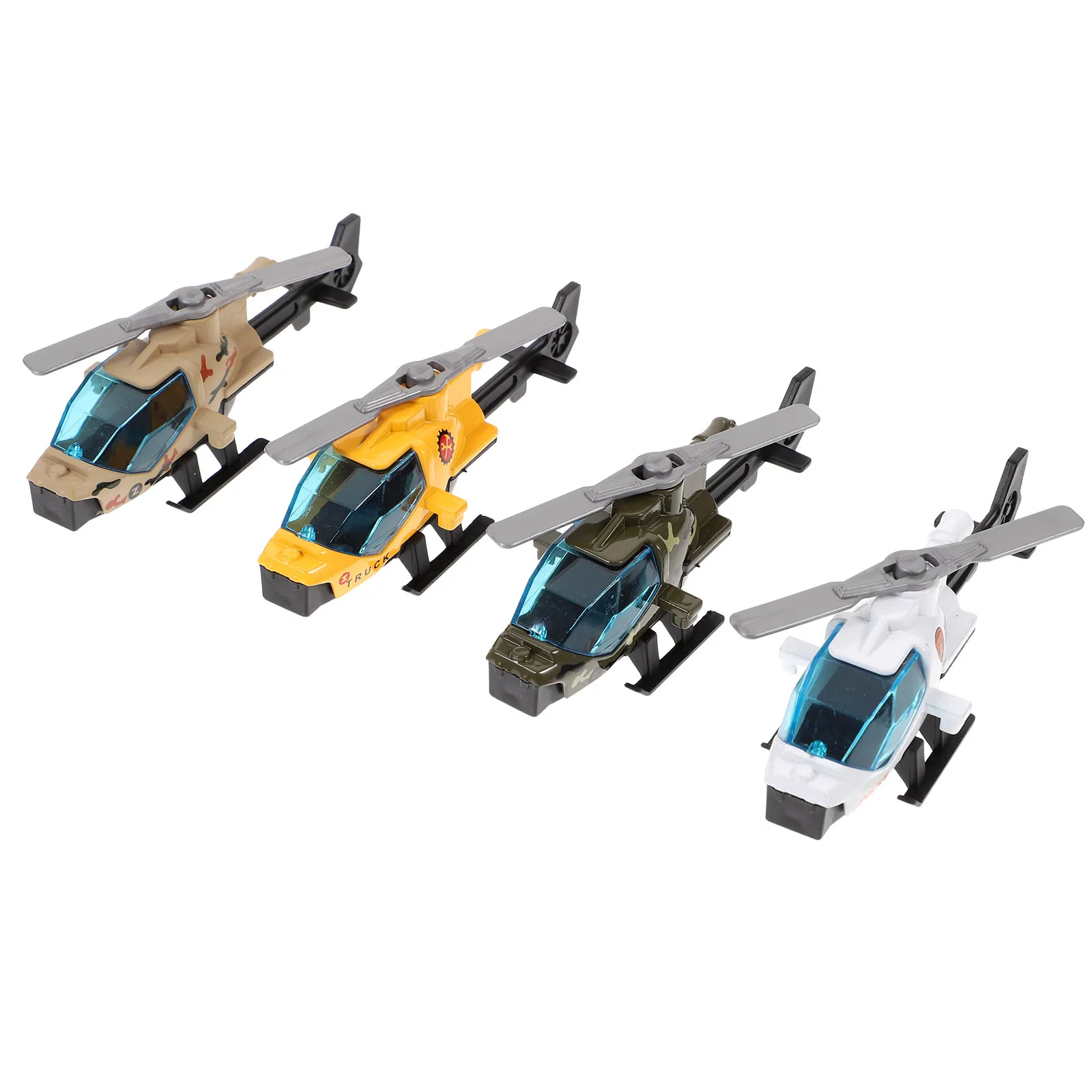 

Набор из 4 металлических самолетов-вертолетов для детей, декоративные скульптуры для дома и офиса, настольные украшения в виде самолетов