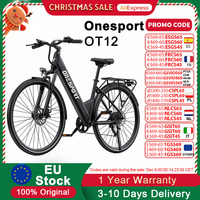 Onesport OT12 City Electrci Bike 250W 25 km/h 27.5 inch Road Tyre,36V 13AH Remove Battery 65km Max Range Commuter Ebike