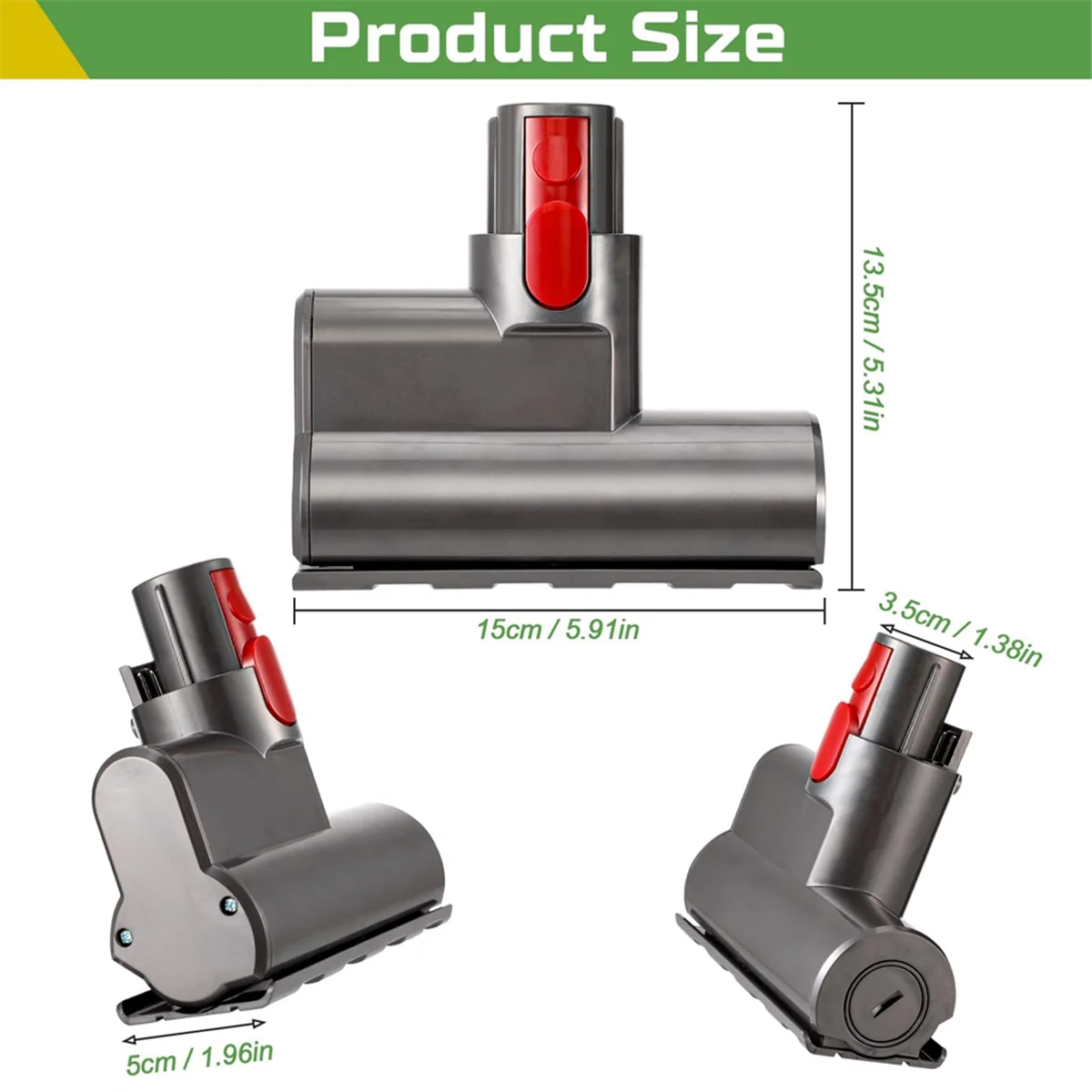 Acessórios para aspirador de pó Escova para remoção de ácaros a v7, v8, v10, v11,