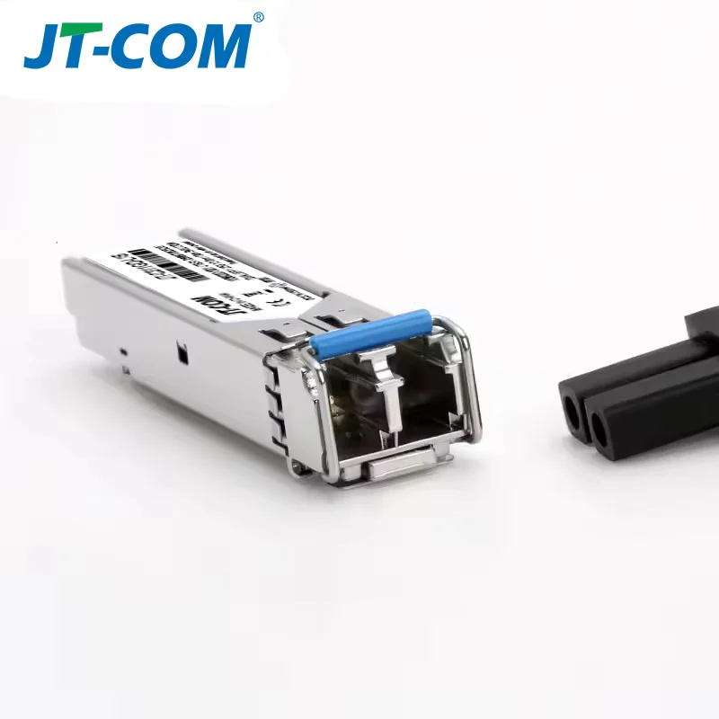 JT-COM Gigabit SFP Module,Single Mode Dual Fiber LC Transceiver, 10/20/40/80/120km, 1.25Gbps for TP-Link/Mikrotik/Cisco.. Switch