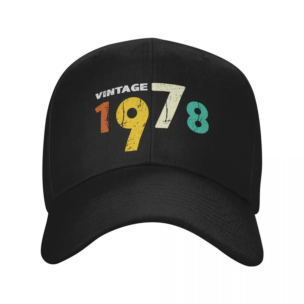 Custom Vintage Born In 1978 Baseball Cap Men Women Adjustable 46nd 46 Years Old Birthday Gift Dad Hat Outdoor Snapback Hats