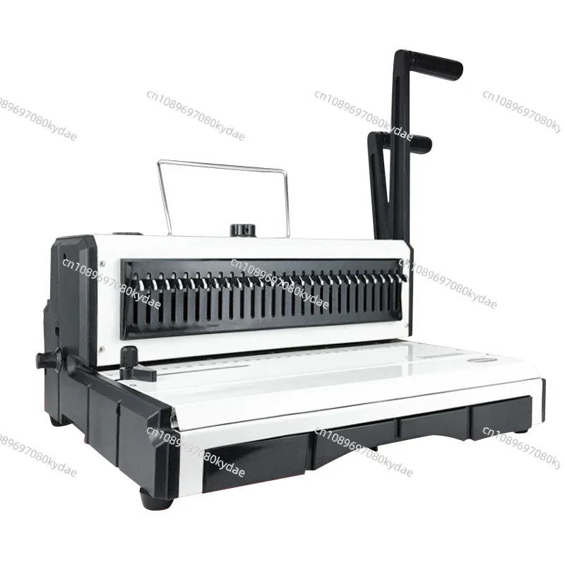 2 : 1   Square Hole Double Wire Binding Machine Double Wire Binder Binding Machine Metal Wire Binder