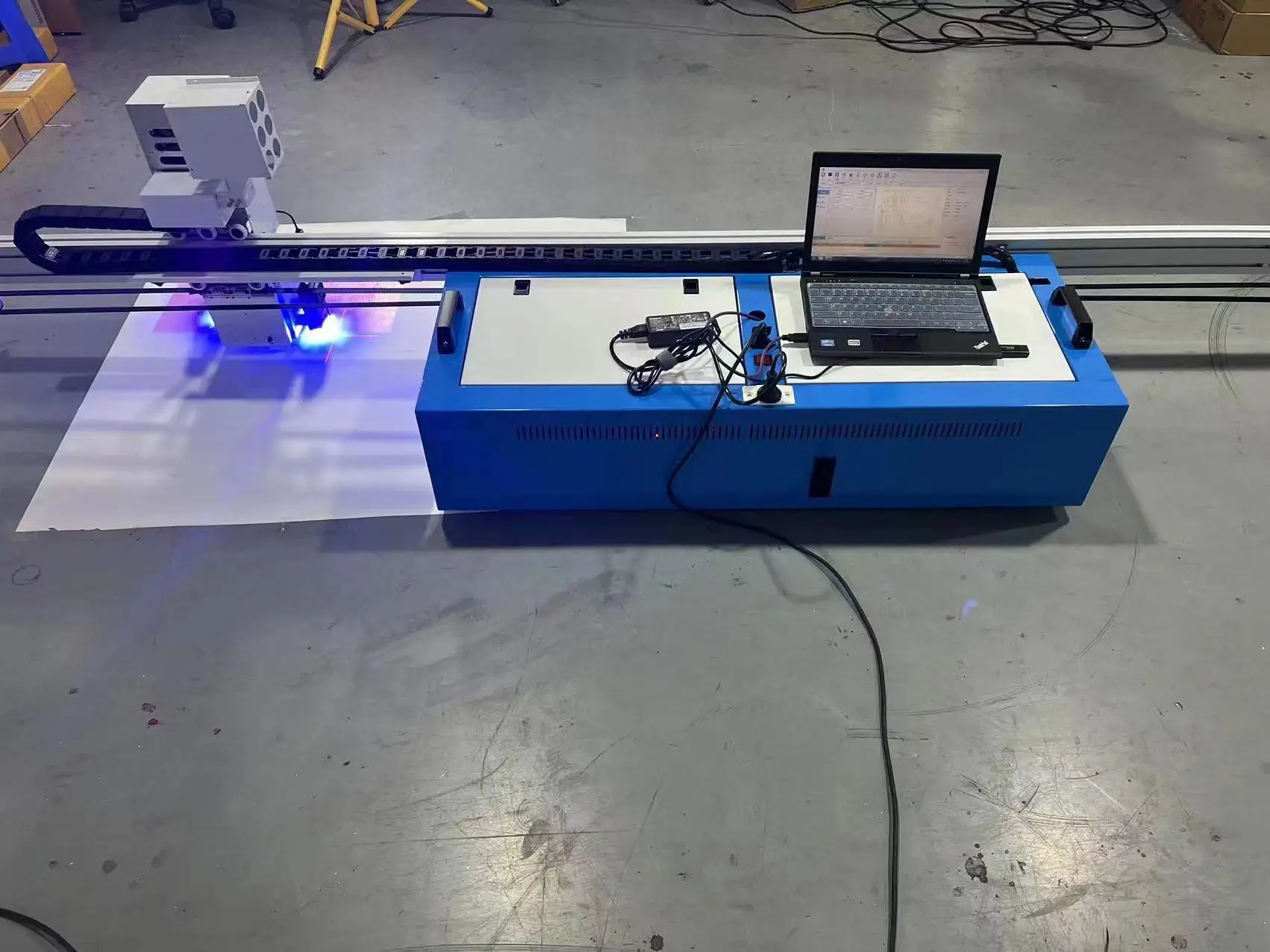 Direct UV 3D Wall and Floor Printing Machine Wall Ceramic Glass Inkjet Printer With CMYK Vertical Wall Painter For Outdoor Use