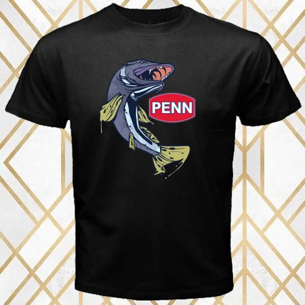 PENN Fishing Men's Black T Shirt Size S 3XL