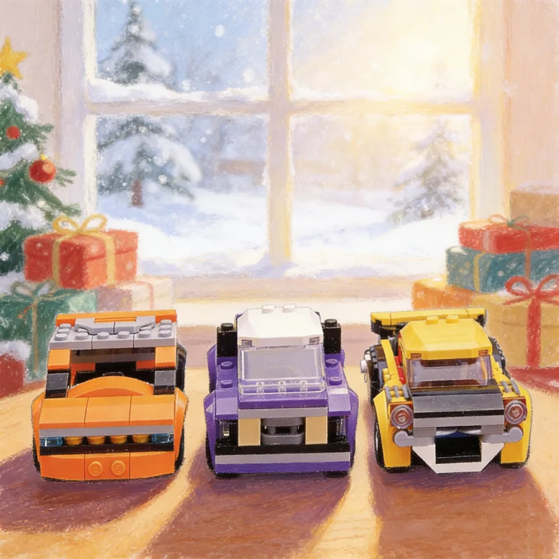 

301pcs MOC Three Cool Mocs City Model Building Blocks Architecture Assemble Christmas Gift DIY Creative Idea Toy Education Brick