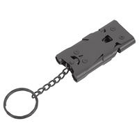Bird Training Whistle Stainless Steel Portable Pigeon Dog Bark Control Toys Black Color Outdoor Camping Survival