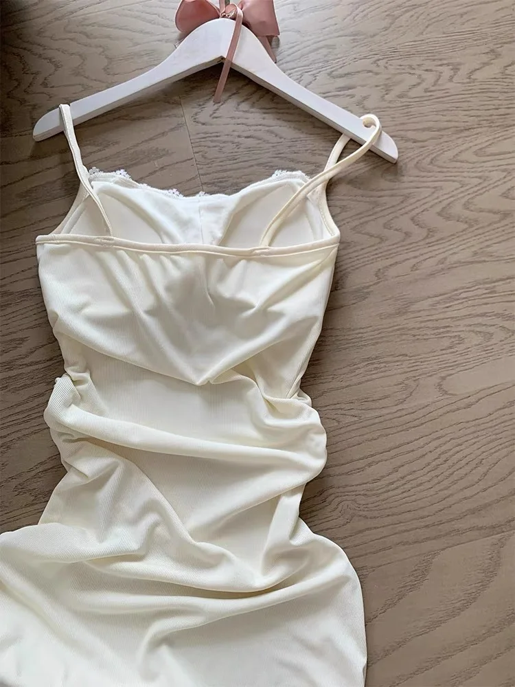 Csola Fena de Desenho Animado de Urso, Tamanho ande, com Alças e Renda, Roupa de Dormir para Casa, Vestido de Cri...