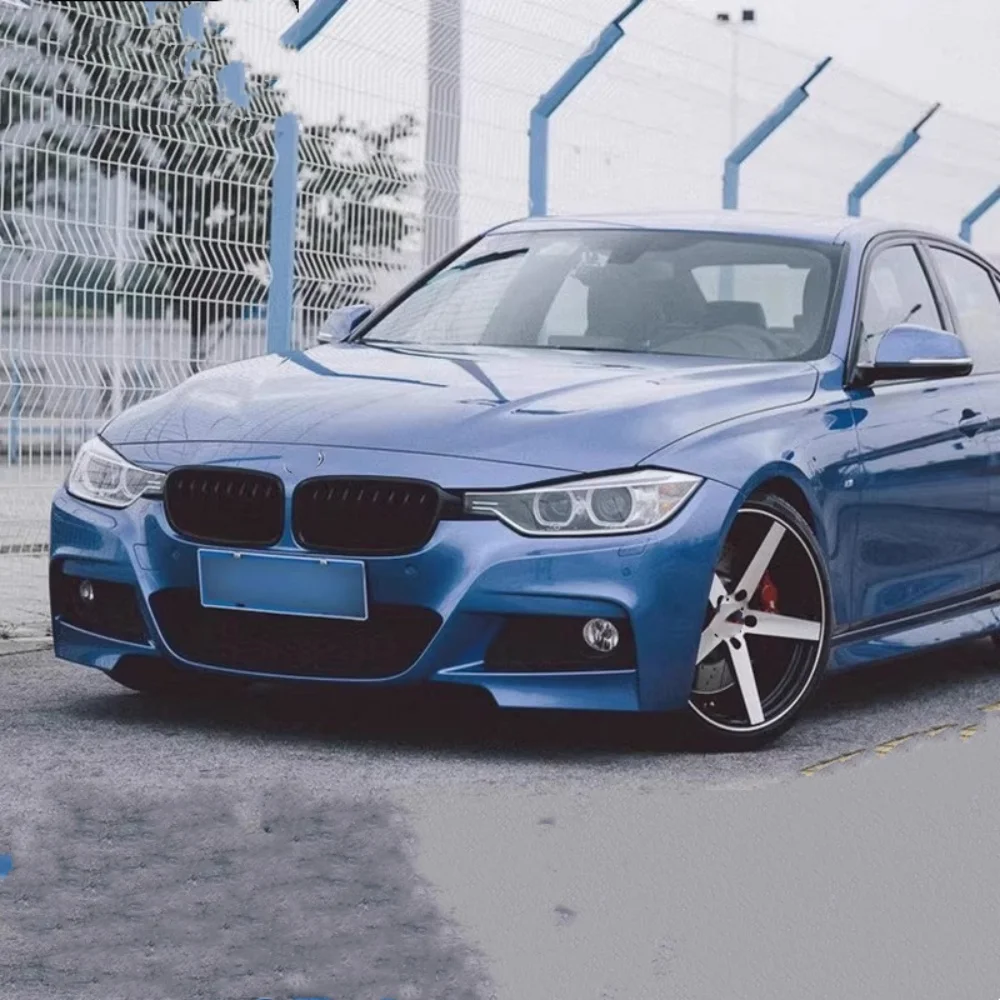 Kit sin pintar para BMW Serie 3 F30 F35 rejilla de parachoques trasero delantero modificado falda lateral labio trasero