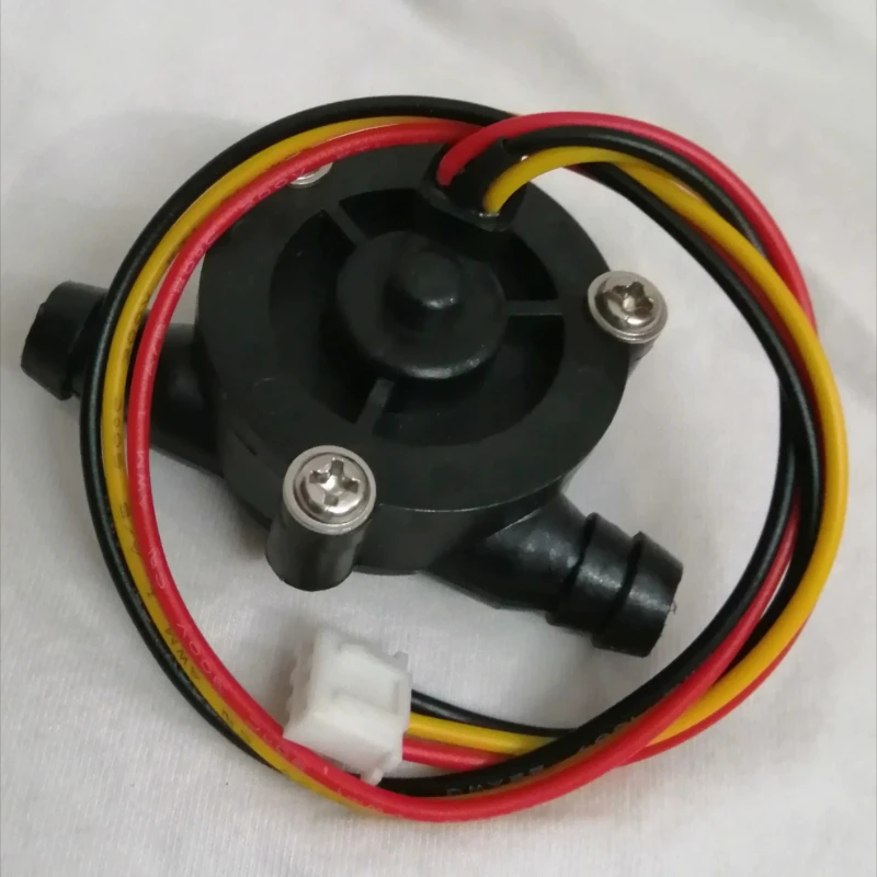 0.2-6L/min Water Flow Sensor 8mm Pipe Interface Black Turbine Flowmeter Liquid Measuring Device for RC Plant UAV Accessories
