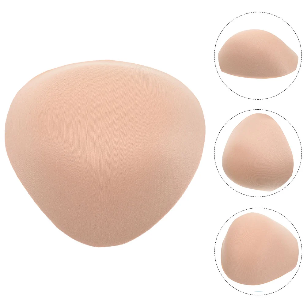 

Triangular Sponge Prosthetic Breast Prosthesis Mastectomy Bra Insert Pad Cotton Bras for Women Liner Miss Pads