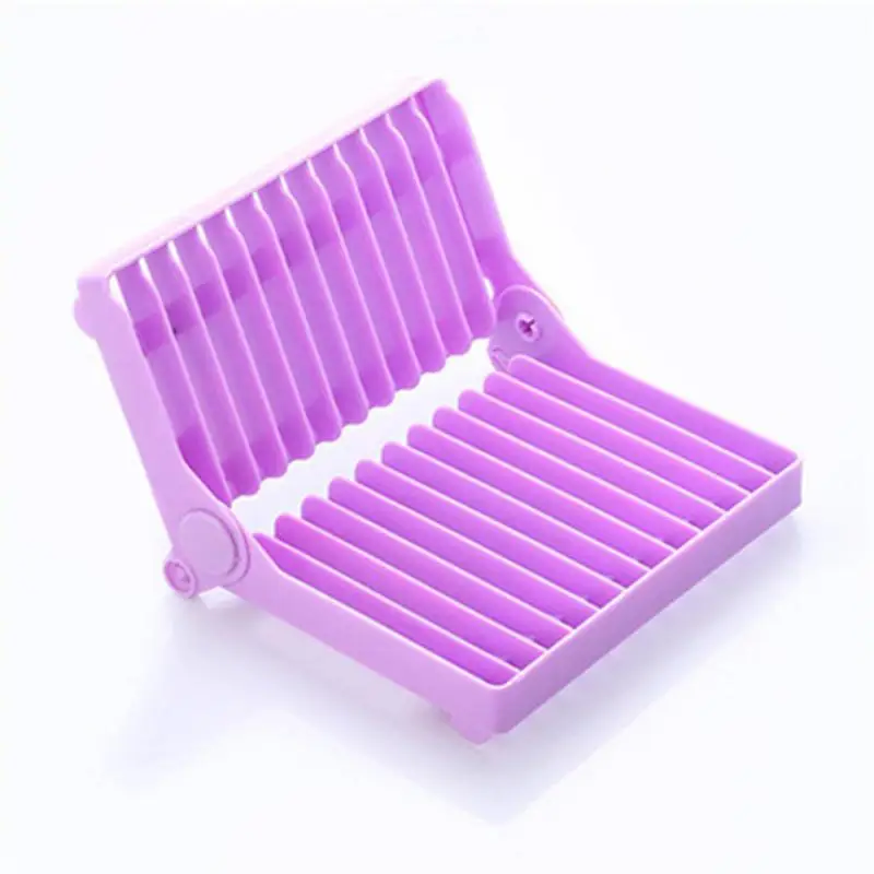 Plastic Collapsible Plate Drainer Rack Space Saver Kitchen Organizer Tableware Stand For Countertop Storage Supplies