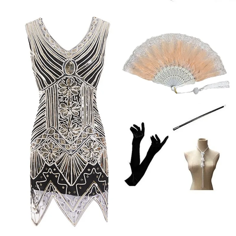 

Handwoven 920S Retro Sequin Dr Gatesburg Evening Gown Sparkling iny Women's Faion Retro Sle Par Dr