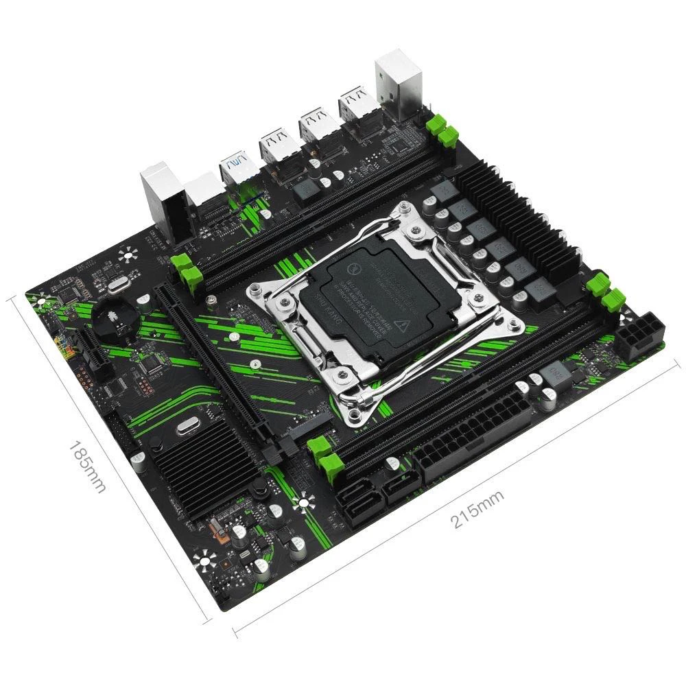 NEW X99 PR9 LGA 2011-3 Motherboard Support Intel Xeon v3/v4 CPU 128 GB DDR4 RAM Desktop Memory USB3.0 NVME/SATA M.2