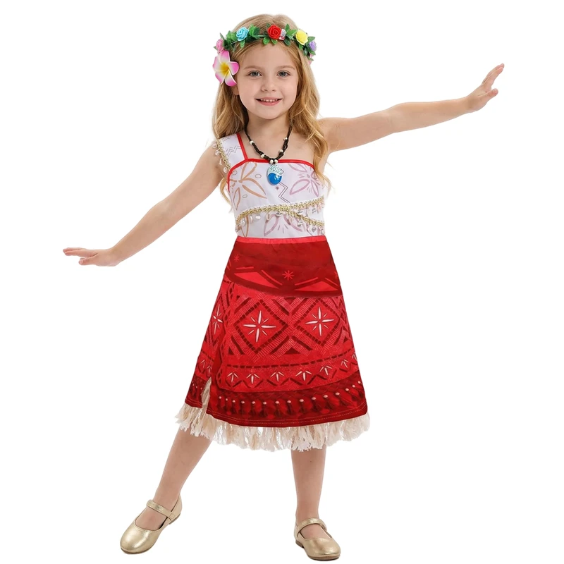 

Нарядное платье принцессы, костюм на Хэллоуин для девочек, наряд для переодевания, детский комплект для малышей с аксессуарами и ожерельем