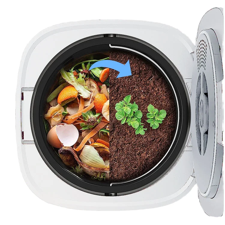Style Electric Stainless Steel Continuous No Odor Earth-friendly Household Kitchen Waste Processor Composter 2.5L