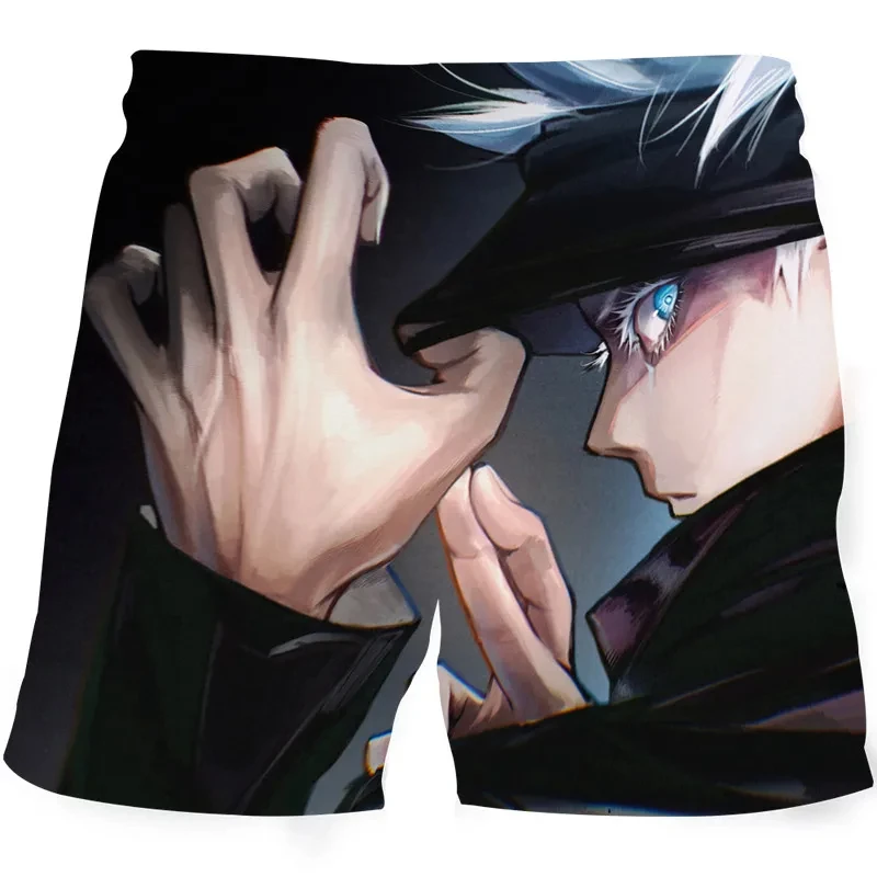 New Anime Spell Back to War Digital Print Pattern Sports Shorts Summer Outdoor Sports Basketball Shorts Beach Pants S-2XL