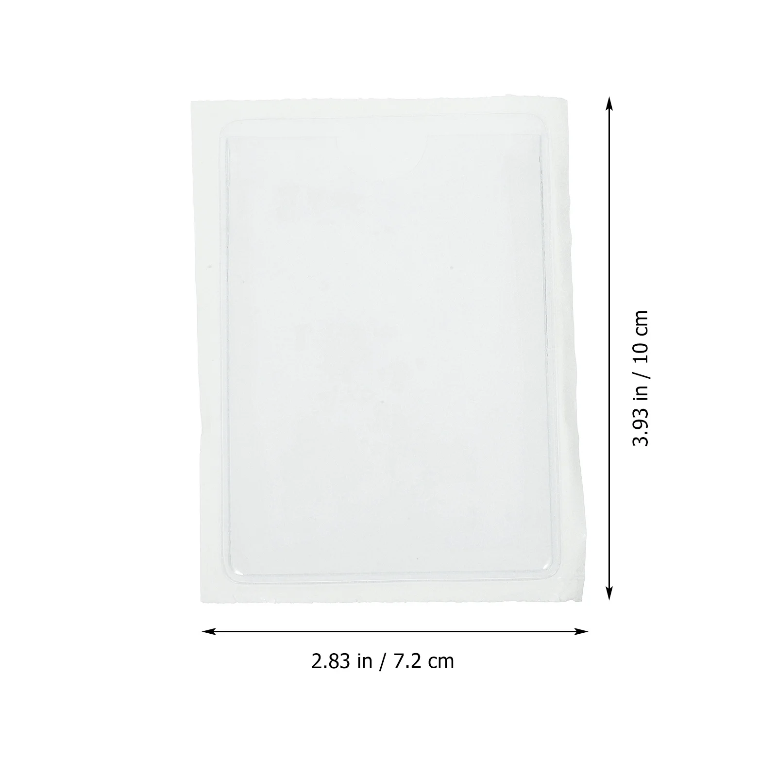 10 قطعة حاملي بطاقات التسمية اللاصقة شفافة ذاتية اللصق حافظة بطاقات لمستلزمات المستودعات صندوق توصيل حماة التسمية #2