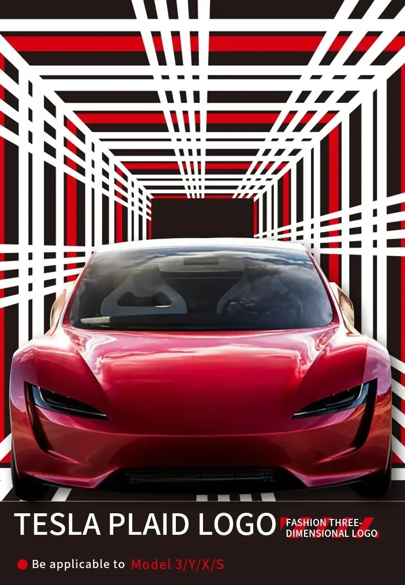 Für Tesla Modell 3/Y/Highland/Juniper 2025 Schwanz Logo Aufkleber Stamm Abzeichen Emblem Aufkleber Auto geändert Zubehör – Detail 20