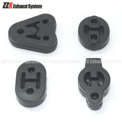 1pcs Car Exhaust pipe hanging rubber triangle 3 hole lug rubber sleeve muffler vibration damping rubber 2pcs escapamentos