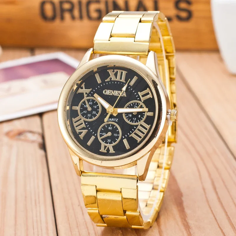 Nuovo marchio argento ginevra Casual orologio al quarzo orologio da donna in acciaio inossidabile orologi Relogio Feminino orologio da donna vendita calda