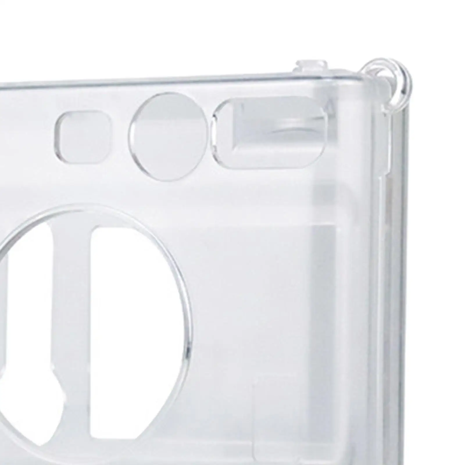 Transparent PVC Camera Case Cover for Instax Mini EVO Clear Protective Shell Anti Scratch Drop Proof Housing with Strap