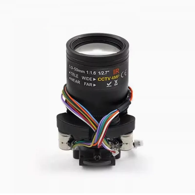 

HD 4Megapixel Motorized 5-50mm D14 Lens 4MP Varifocal Electric CCTV Lens with IR Cut 1/2.7" Motor Zoom Focus IP AHD Camera Lens