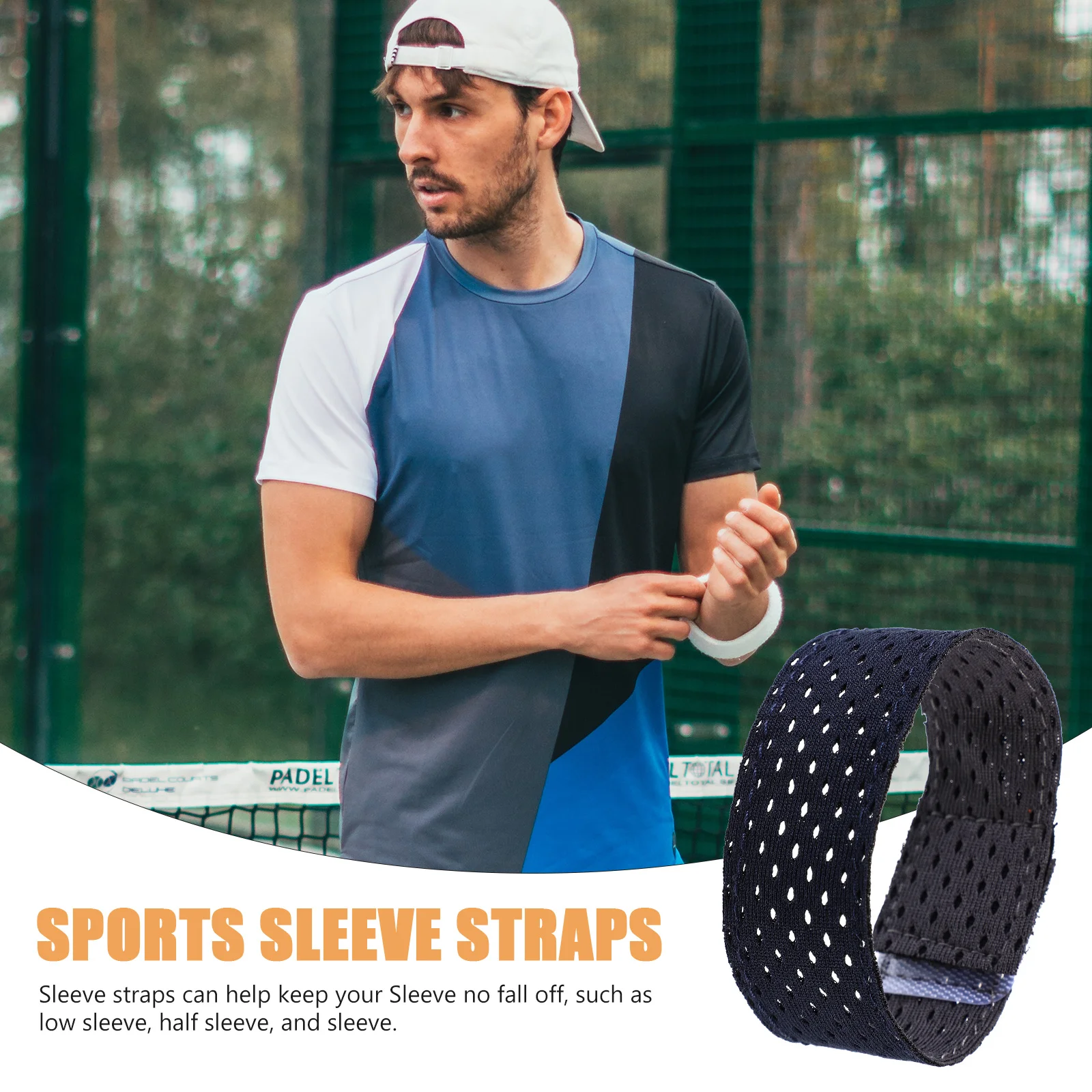 

6 шт. спортивные ремни для рукавов, регулируемые эластичные держатели для рукавов, противоскользящие самоклеящиеся для рубашек, мягкие дышащие