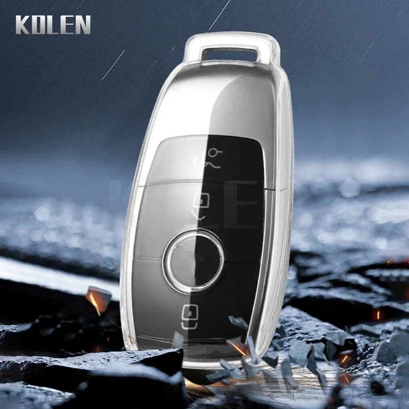 TPU Car Key Case Cover Shell Fob For Mercedes Benz A C E S Class W204 W205 W212 W213 W176 GLC CLA AMG W177 Key Protector Keyless image 5