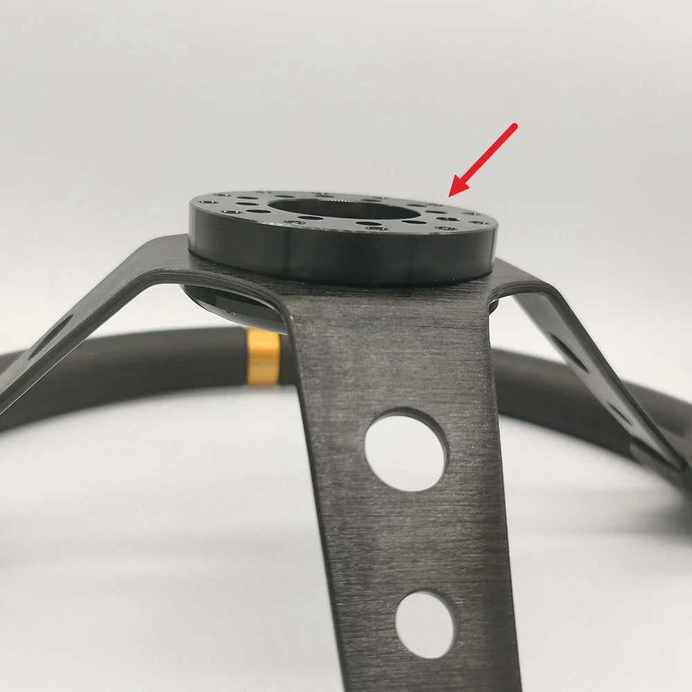 70MM Racing Steering Wheel Adapter Plate Aluminum Steering Wheels Modification Set For Logitech G25 G27 24 Hole Adapter