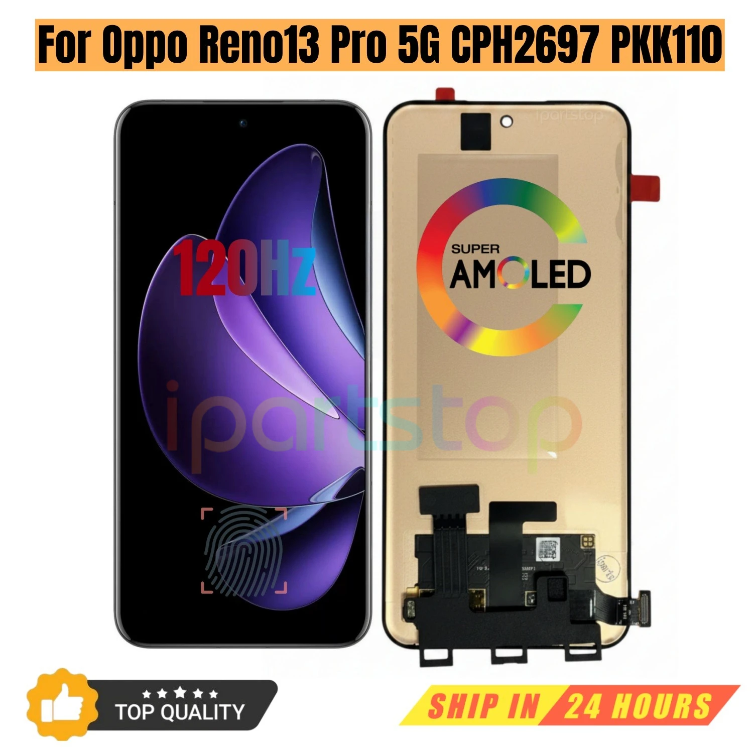 iparts-replacement-new-display-for-oppo-reno13-reno-13-pro-5g-cph2697-pkk110-120hz-amoled-touch-screen-assembly-oem-tested
