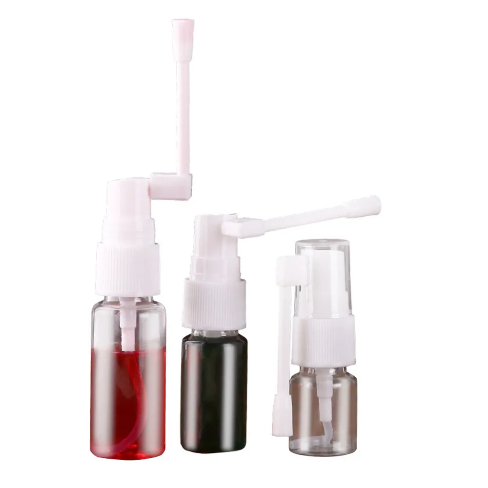 

50pcs /Lot 10ML 20ML 30/50ml Empty Plastic Nasal Bottle Small Rotation Mist Spray Bottles Nose Pharmaceutical Medicine Atomizer