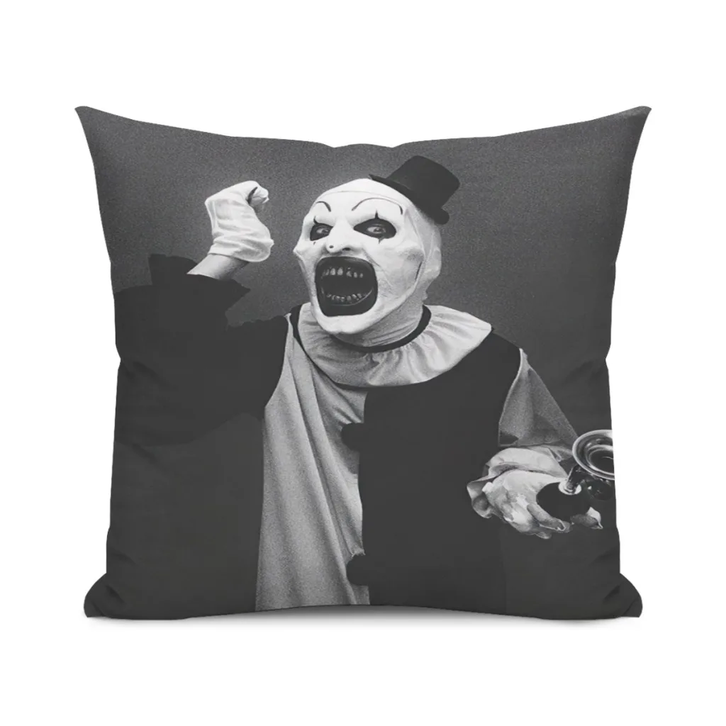 

Terrifier Horror Movie Pillowcase Cushions Cover Cushions Home Decoration Pillows For Sofa