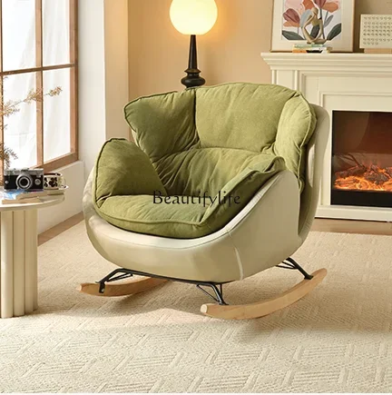 

Penguin Lazy Rocking Chair Sofa Home Living Room Balcony Leisure Single Recliner