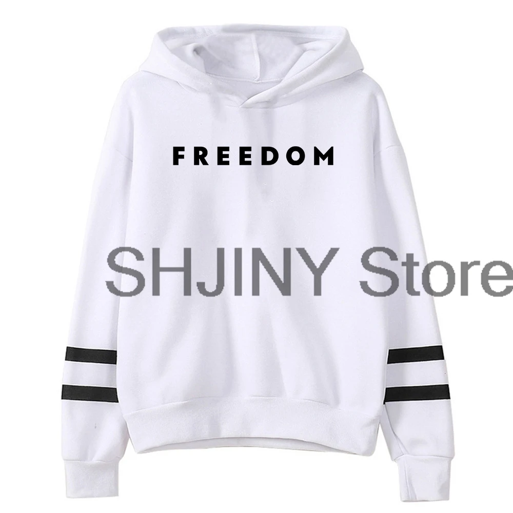 

Charlie Kirk Freedom Hoodie 1993-2025 Rip Pocketless Parallel Bars Sleeve Streetwear Women Men Hooded Sweatshirts
