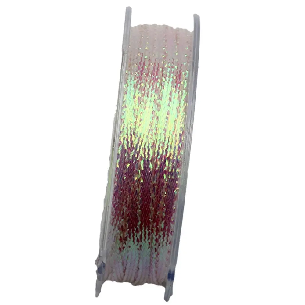 

Glow Flash Fish-Scale Shining Strip Synthetic Imitation Corrugated Flash Strands 3mm 8m Iridescent Flashbou Fly Tying Materials