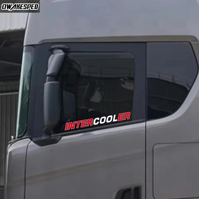 INTERCOOLER Creative Slogan Car Stickers Scratch Resistant Vinyl Decals Waterproof Auto Styling Decoration Stickers Accessories