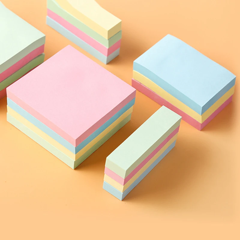 Day Color Sticky Notes Cute Creative Sticky Notes Office Stationery Sticky Notes Can Tear Student Message Notes