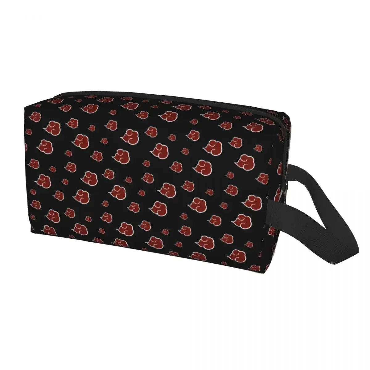 Cute Anime Uchiha Sasuke Akatsuki Travel Toiletry Bag for Women Makeup Cosmetic Bag Beauty Storage Dopp Kit