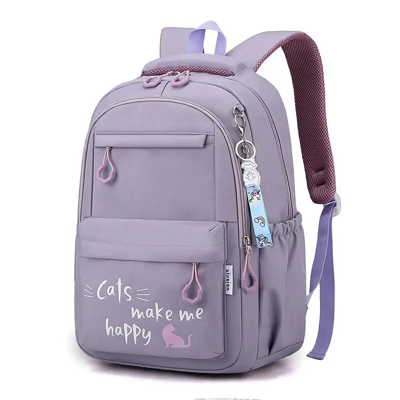 Girls School Bags for Teenagers Student School Backpack women Cute Cat Campus Schoolbag