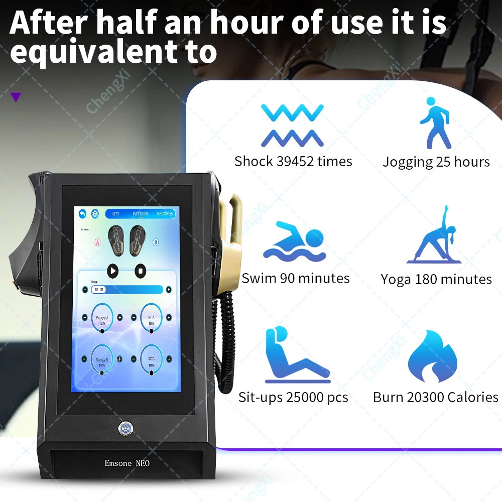 

Newest Emsone NEO RF Body Sculpting Electric Muscle Stimulator Machine EMS Muscle Stimulator Machine