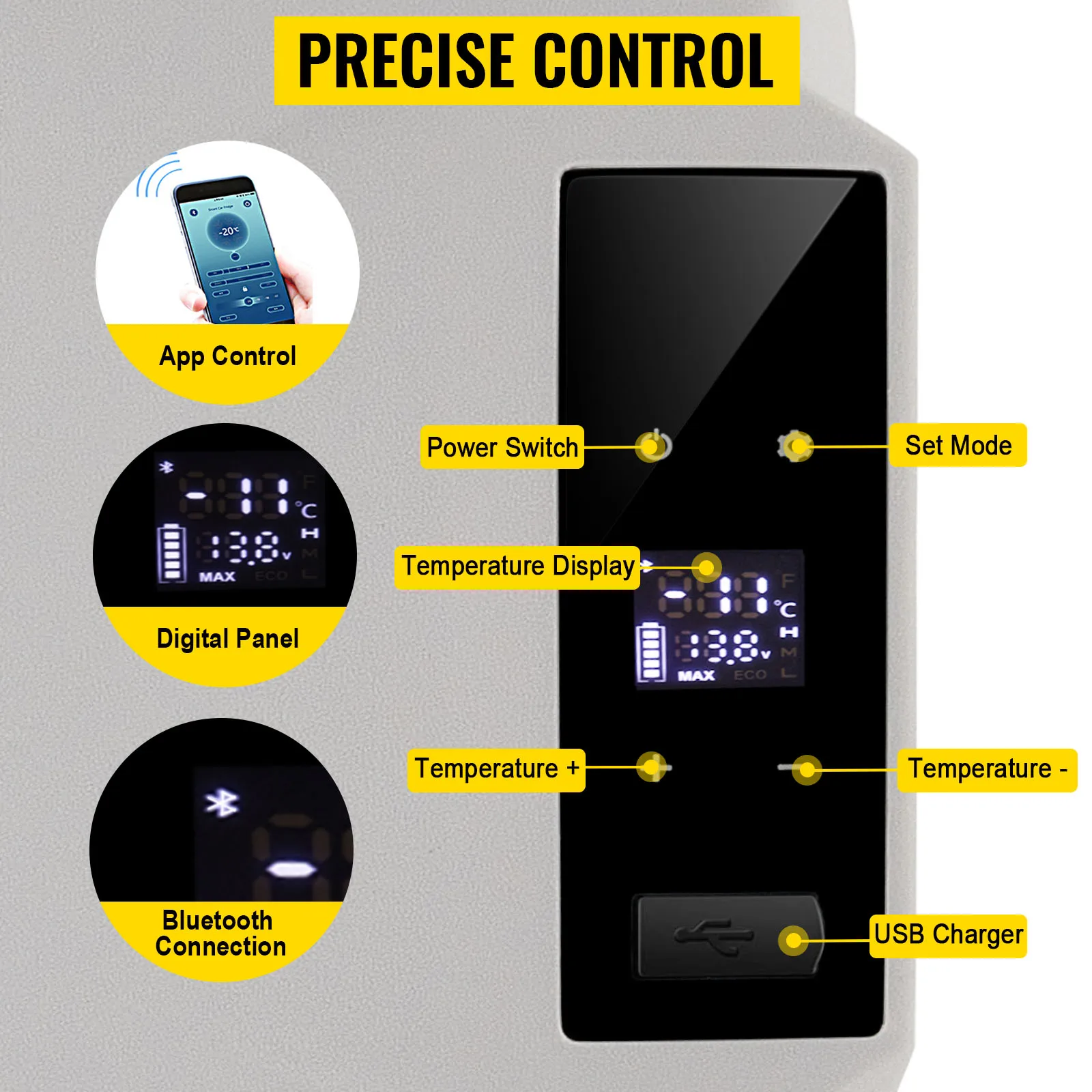 SucceBuy 30L 40L 50L ثلاجة سيارة صغيرة ثلاجة صغيرة الفريزر ضاغط محمول برودة 220 فولت للقيادة التخييم نزهة