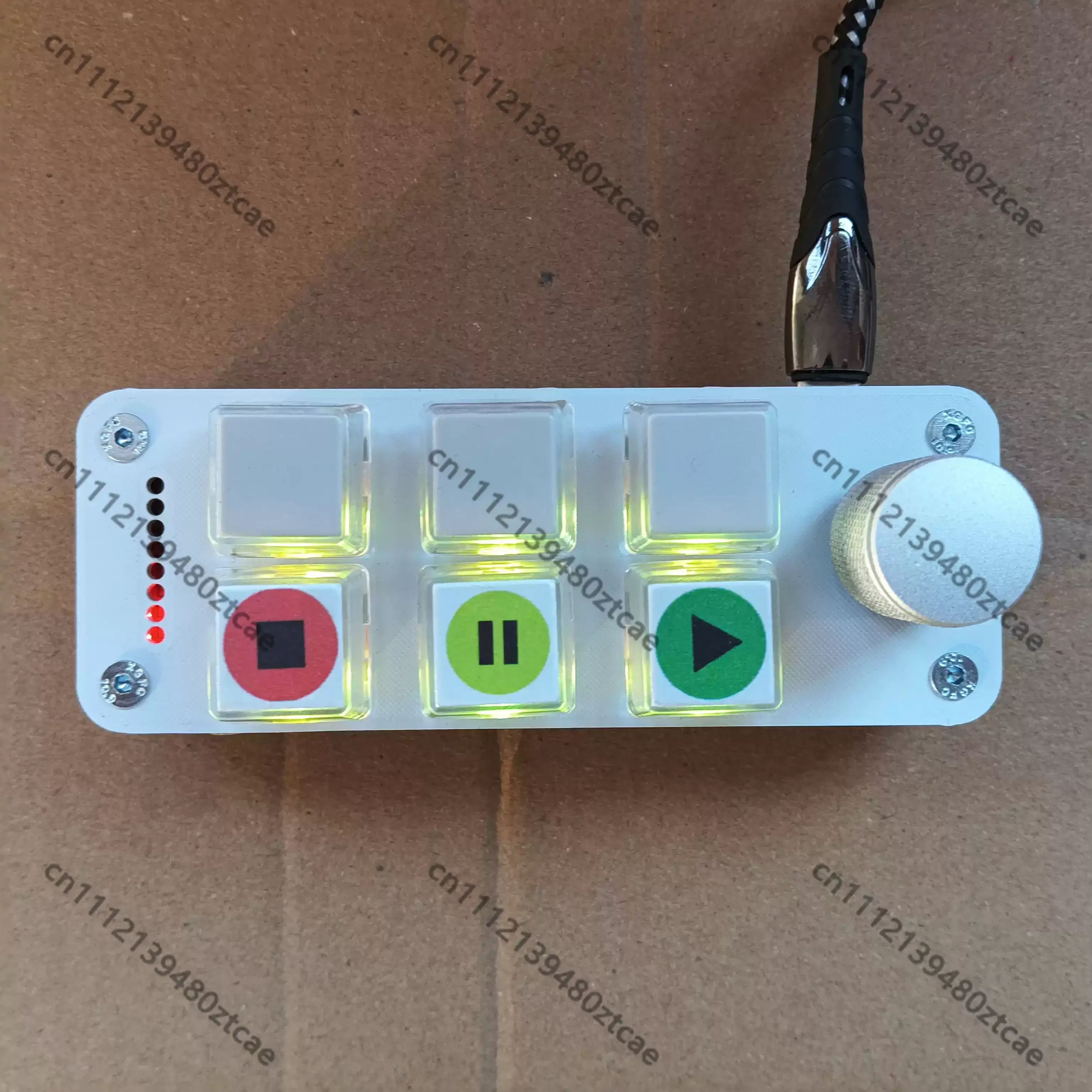 USB MIDI Keyboard Multimedia Audio Performance Controller Dedicated for PC Music Playback & Production Control Device
